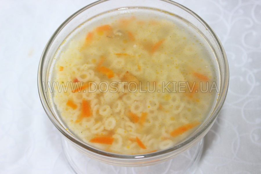 Бульйон курячий з макаронними виробами
