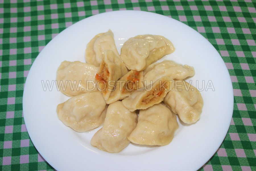 Вареники з капустою
